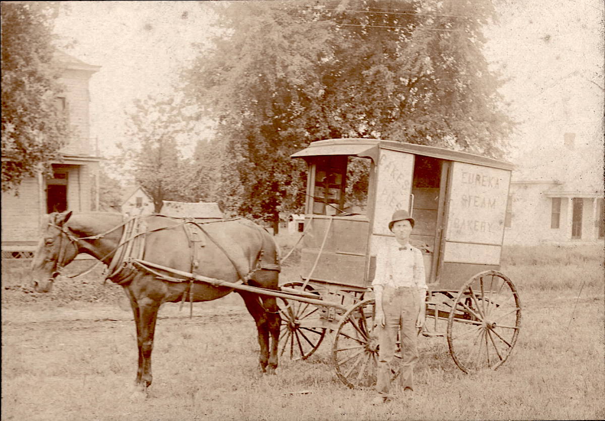 Eureka Bakery delivery wagon